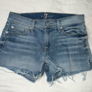 7 for all Mankind denim shorts